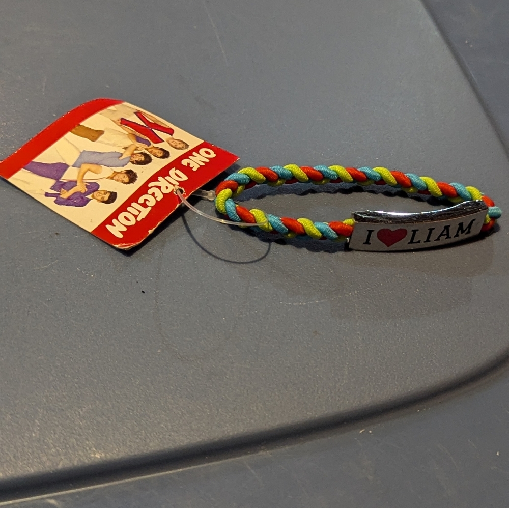 Rare One Direction Friendship Bracelet I Heart Liam. New With Tags From Claire's